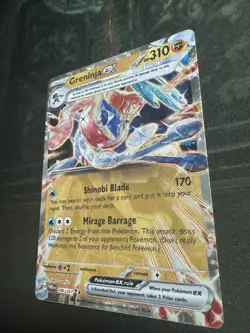 Pokemon Twilight Masquerade Greninja ex METAL GameStop Promo 106/167 Double Rare - Image 3