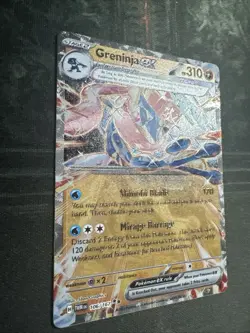 Pokemon Twilight Masquerade Greninja ex METAL GameStop Promo 106/167 Double Rare - Image 4