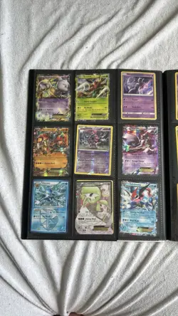 Pokemon EX Holo Card Lot Mewtwo Beedrill Groudon Hoopa Glaceon Binder - Image 1
