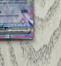 Vaporeon ex 023/131 Prismatic Evolutions Stamped Holo Pokemon Card NM - Image 5