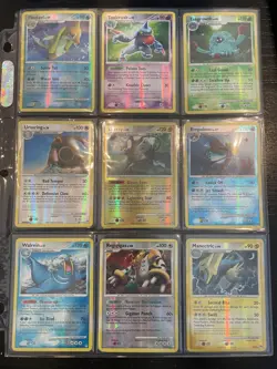 Pokemon Card Lot 9 Vintage Rare Reverse Holos 🔥LP - HP 2007-2009 DP era - Image 1
