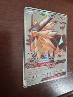 Dusk Mane Necrozma GX 145/156 Full Art Ultra Rare SM Ultra Prism MP Pokemon Card - Image 4