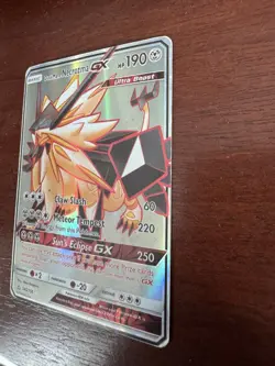 Dusk Mane Necrozma GX 145/156 Full Art Ultra Rare SM Ultra Prism MP Pokemon Card - Image 5