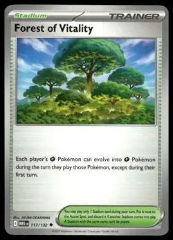 Forest of Vitality #117/132 ME01: Mega Evolution Pokemon Card - Image 1