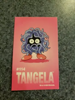 -Pokemon tcg cards- Tangela Sticker Sandylion Nintendo 1999 #114 - NM - Image 1