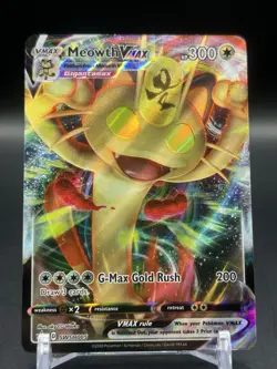 Meowth VMAX SWSH005 SWSH: Sword & Shield Promo Cards Holo - Image 1