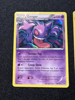 Pokemon Gengar Holo Rare TCG Card 60/162 XY Breakthrough Set Of 2 - Image 2