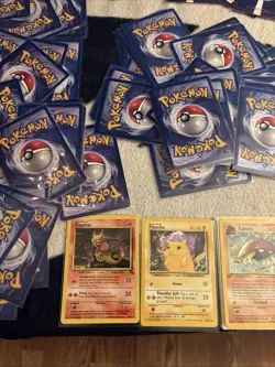 Huge collection Bulk Lot Of 206 WOTC Pokemon Cards vintage 1999-2000 NO ENERGY - Image 3