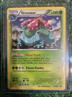 Pokemon TCG Dark Explorers Venusaur Holo Rare Card #3/108 2012 Edition - Image 1