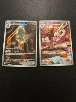 Pokemon TCG: SV Black Bolt 2 Card IR Lot- Gurdurr & Beheeyem - Image 2