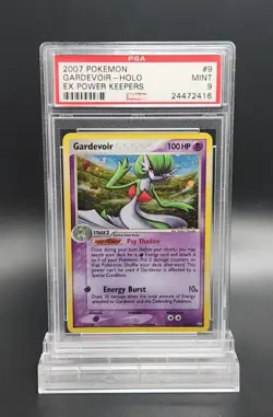 PSA 9 MINT Gardevoir ex Power Keepers Holo Rare Pokemon Card 9/108 Harada - Image 1