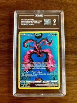 Galarian Moltres SWSH284 SWSH: Sword & Shield Promo Cards Holo TAG 9 #1 - Image 1