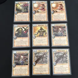 Warlord Saga Of The Storm 75 Card Lot - Image 2