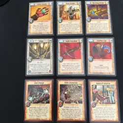 Warlord Saga Of The Storm 75 Card Lot - Image 3