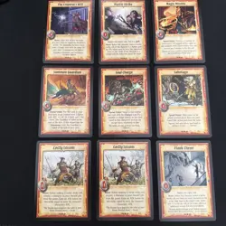 Warlord Saga Of The Storm 75 Card Lot - Image 4