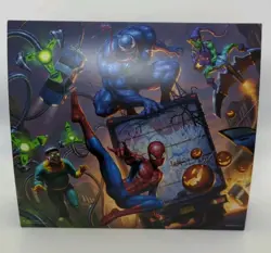 MTG Marvel Spider-Man Scene Art Series Full Complete 6 Card Set SPE With Display - Image 2