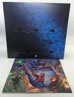 MTG Marvel Spider-Man Scene Art Series Full Complete 6 Card Set SPE With Display - Image 4