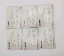 MTG Marvel Spider-Man Scene Art Series Full Complete 6 Card Set SPE With Display - Image 5