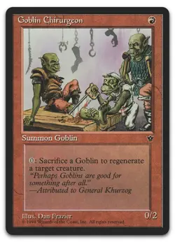 Goblin Chirurgeon (Frazier) (LP) Fallen Empires FEM Magic MTG - Image 1