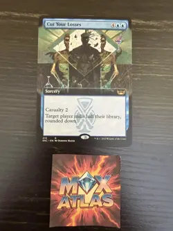 MTG - Cut Your Losses - Extended Art - Streets of New Capenna - #410 Nm C277 - Image 1