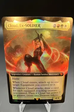 Cloud, Ex-SOLDIER (Extended Art) Commander: Final Fantasy Foil - Image 1