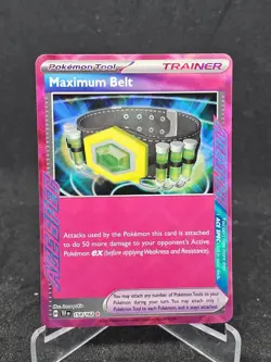Pokemon Card Maximum Belt 154/162 Temporal Forces Rare - Image 1