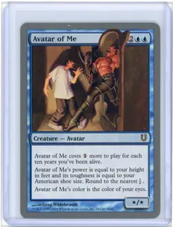 Avatar of Me Unhinged Artist Proof Greg Hildebrandt MTG - Image 1