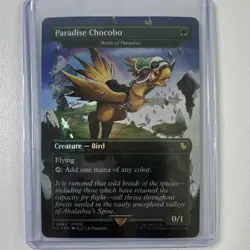 Paradise Chocobo FFXIV Creature Bird Foil Green 0483 2025 Takotto Final Fantasy - Image 1