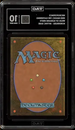 Magic MTG Necropotence Wilds of Eldraine Borderless Mythic Rare #0074 TAG 10 - Image 2