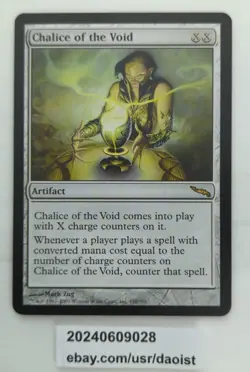 MTG Chalice of the Void Mirrodin Rare Magic The Gathering LP+ - Image 1