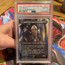 2025 #0317 SEPHIROTH, FABLED SOLDIER, ONE-WINGED ANGEL P-S-A 10🔥 - Image 1