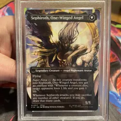 2025 #0317 SEPHIROTH, FABLED SOLDIER, ONE-WINGED ANGEL P-S-A 10🔥 - Image 5