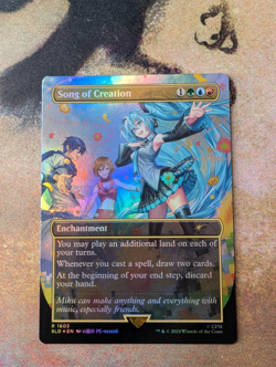 MTG Song of Creation Secret Lair Foil - NM - Image 1