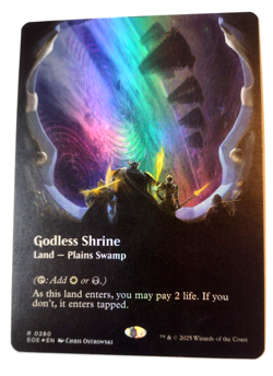 Godless Shrine (Borderless Foil) - Edge of Eternities (EOE) - EN - R 0280 - Image 1