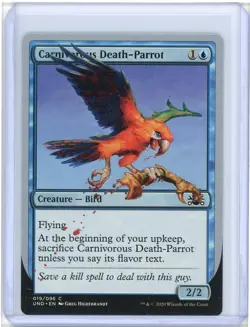 Carnivorous Death-Parrot Unsanctioned Artist Proof Greg Hildebrandt MTG - Image 1