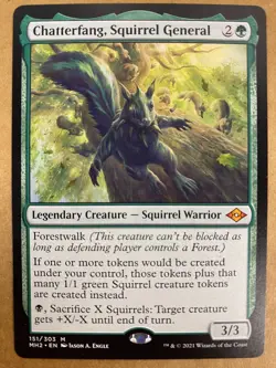 MTG 1x Chatterfang, Squirrel General 151 Modern Horizons 2 Magic Gathering x1 NM - Image 1