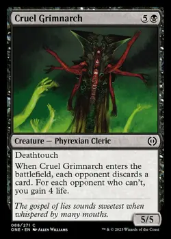 x4 MTG Cruel Grimnarch NM-Mint Phyrexia: All Will Be One - Image 1