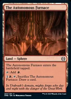 x4 MTG The Autonomous Furnace NM-Mint Phyrexia: All Will Be One - Image 1