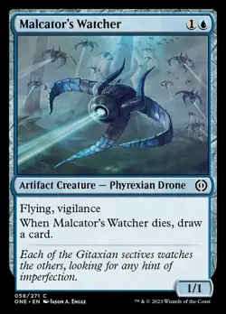 x4 MTG Malcator's Watcher NM-Mint Phyrexia: All Will Be One - Image 1