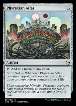 x4 MTG Phyrexian Atlas NM-Mint Phyrexia: All Will Be One - Image 1