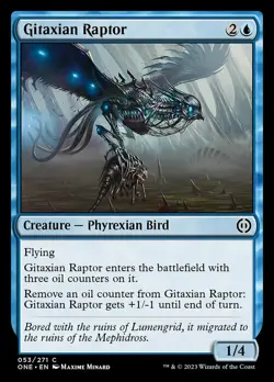 x4 MTG Gitaxian Raptor NM-Mint Phyrexia: All Will Be One - Image 1