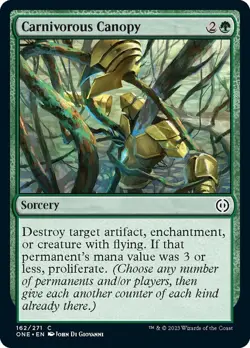 x4 MTG Carnivorous Canopy NM-Mint Phyrexia: All Will Be One - Image 1