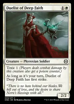 x4 MTG Duelist of Deep Faith NM-Mint Phyrexia: All Will Be One - Image 1