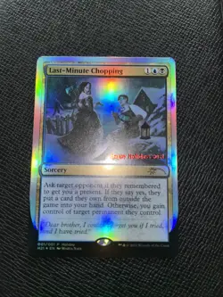 Last-Minute Chopping - Foil - MTG Special Occasions: Happy Holidays - - Image 1