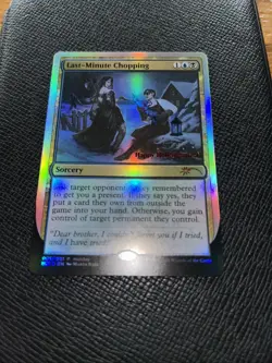 Last-Minute Chopping - Foil - MTG Special Occasions: Happy Holidays - - Image 2