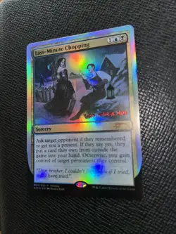 Last-Minute Chopping - Foil - MTG Special Occasions: Happy Holidays - - Image 4