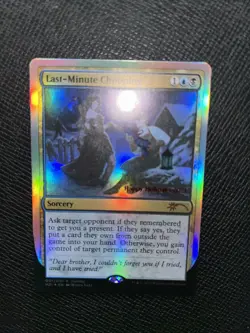 Last-Minute Chopping - Foil - MTG Special Occasions: Happy Holidays - - Image 5