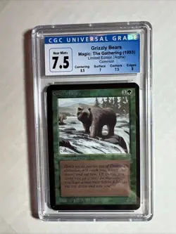 MTG Alpha Grizzly Bears CGC 7.5 Near Mint+ (with sub grades) 1993 - Image 1