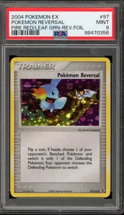 Pokemon Reversal EX Fire Red & Leaf Green Reverse Holo #97 PSA 9 Mint - Image 1