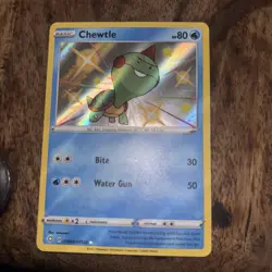 Chewtle SV028/SV122 - Shining Fates - Baby Shiny Vault Holo Pokemon TCG English - Image 2